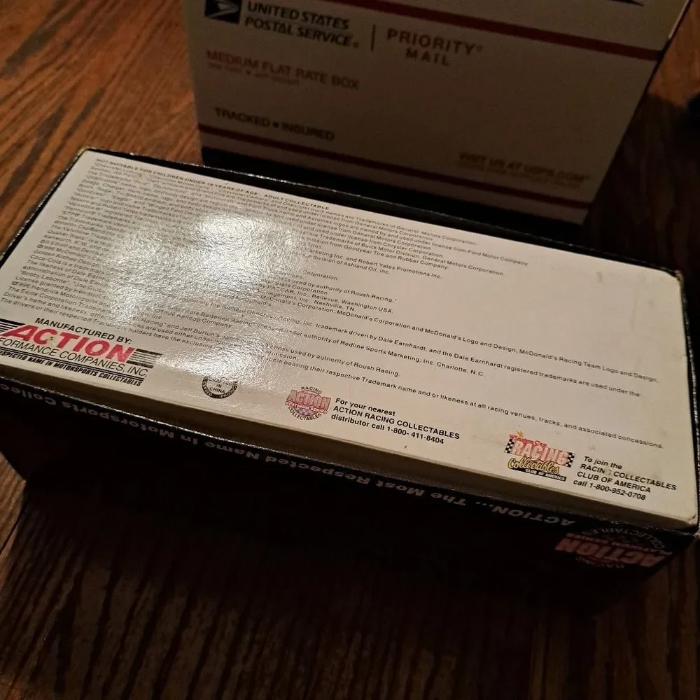 Vintage 96 Action Collectible Jimmy Spencer Smokin Joes Die Cast Nascar Race Car